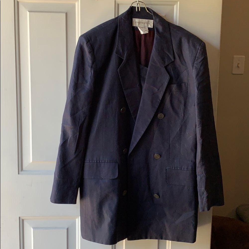 Ladies skirted suit.